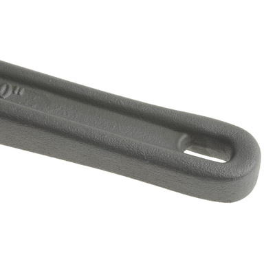 Ega-Master Pipe Wrench, 254.0 mm Overall, 25.4mm Jaw Capacity, Metal Handle