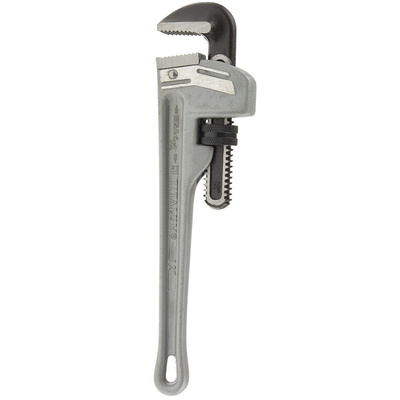 Ega-Master Pipe Wrench, 304.8 mm Overall, 50.8mm Jaw Capacity, Metal Handle