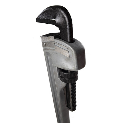 Ega-Master Pipe Wrench, 914.4 mm Overall, 127mm Jaw Capacity, Metal Handle