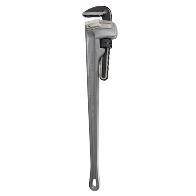 Ega-Master Pipe Wrench, 914.4 mm Overall, 127mm Jaw Capacity, Metal Handle