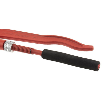 Ega-Master Pipe Wrench, 330.0 mm Overall, 25.4mm Jaw Capacity, Metal Handle