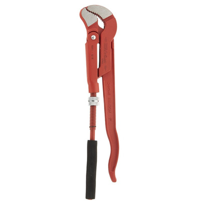 Ega-Master Pipe Wrench, 330.0 mm Overall, 25.4mm Jaw Capacity, Metal Handle