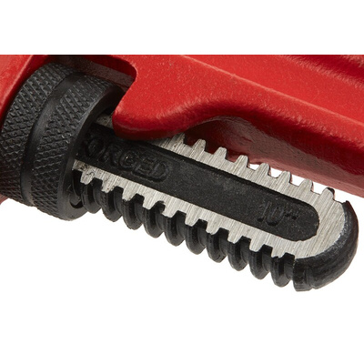 Ega-Master Pipe Wrench, 250.0 mm Overall, 25.4mm Jaw Capacity, Metal Handle