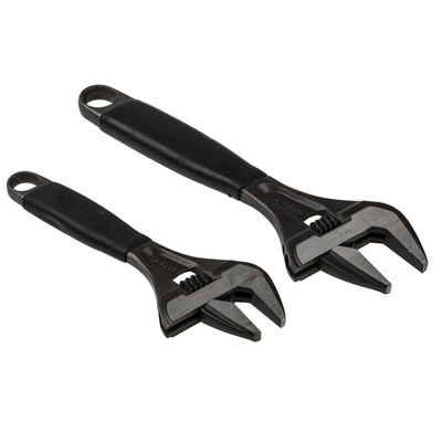 Bahco Adjustable Spanner, 218.0 mm Overall, 32mm Jaw Capacity, Plastic Handle