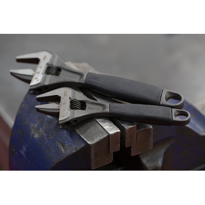 Bahco Adjustable Spanner, 218.0 mm Overall, 32mm Jaw Capacity, Plastic Handle