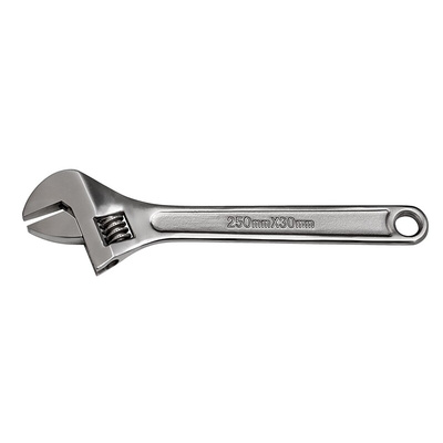 Bahco Adjustable Spanner, 375 mm Overall, 46mm Jaw Capacity, Metal Handle