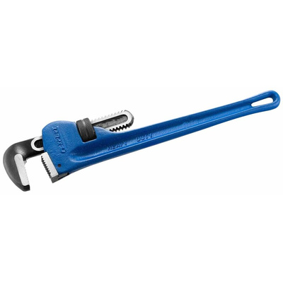 Expert by Facom Pipe Wrench, 355.6 mm Overall, 33.4mm Jaw Capacity, Metal Handle