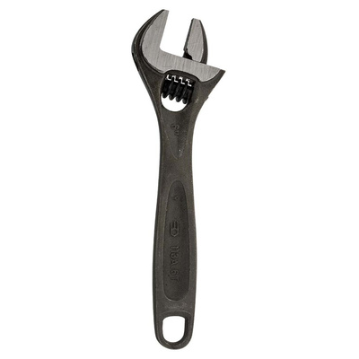 Facom Adjustable Spanner, 155 mm Overall, 20mm Jaw Capacity, Metal Handle