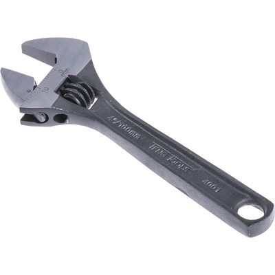 Teng Tools Adjustable Spanner, 100 mm Overall, 17mm Jaw Capacity, Metal Handle