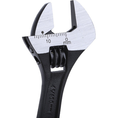 Teng Tools Adjustable Spanner, 100 mm Overall, 17mm Jaw Capacity, Metal Handle