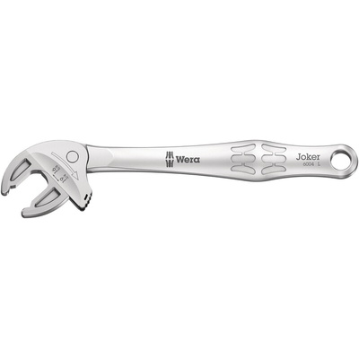 Wera Adjustable Spanner, 224 mm Overall, 19mm Jaw Capacity, Ergonomic Handle