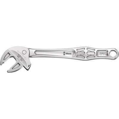 Wera Adjustable Spanner, 322 mm Overall, 32mm Jaw Capacity, Ergonomic Handle