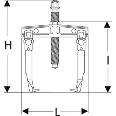 Facom Hydraulic Bearing Puller, 25 → 150 mm Capacity, 1.5t Force