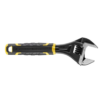 Stanley Adjustable Spanner, 200 mm Overall, 26mm Jaw Capacity, Bi-Material Handle