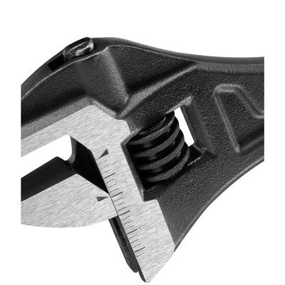 Stanley Adjustable Spanner, 250 mm Overall, 32mm Jaw Capacity, Bi-Material Handle