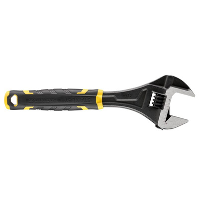 Stanley Adjustable Spanner, 300 mm Overall, 38mm Jaw Capacity, Bi-Material Handle