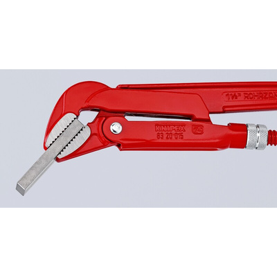 Knipex Pipe Wrench, 320 mm Overall, 42mm Jaw Capacity