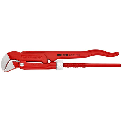 Knipex Pipe Wrench, 245 mm Overall, 35mm Jaw Capacity