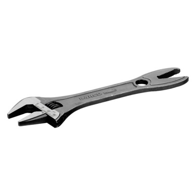Bahco Adjustable Spanner, 209 mm Overall, 32mm Jaw Capacity, Ergonomic Handle