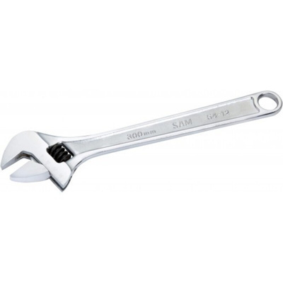SAM Adjustable Spanner, 385 mm Overall, 45mm Jaw Capacity, Straight Handle