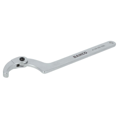 Bahco Adjustable Spanner, 295 mm Overall, 50 → 120mm Jaw Capacity, Long Handle