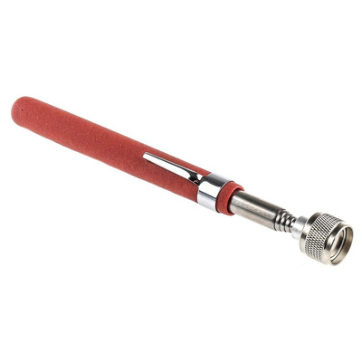 RS PRO 8lb Lift Capacity Magnetic, Telescopic Extendable Pick Up Tool, 762 mm Stainless Steel
