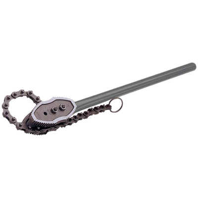 Bahco Chain Wrench, 63.5mm Jaw Capacity, Metal Handle