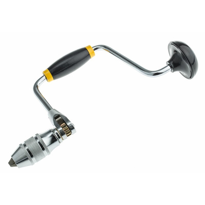 RS PRO Ratchet 10 mm 4-Jaw Chrome Steel Hand Drill