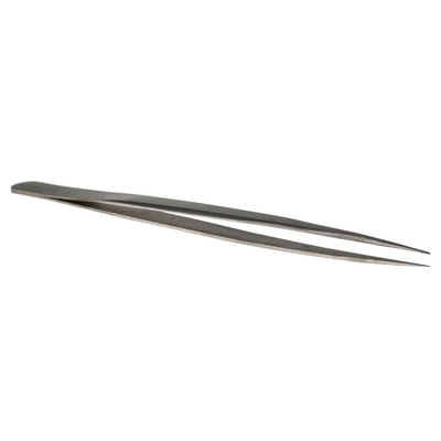 RS PRO 140 mm, Stainless Steel, Tweezers