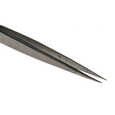 RS PRO 140 mm, Stainless Steel, Tweezers