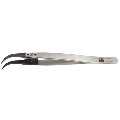 RS PRO 130 mm, Stainless Steel, ESD Tweezers