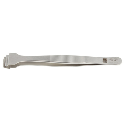 RS PRO 130 mm, Stainless Steel, Wafer, Tweezers