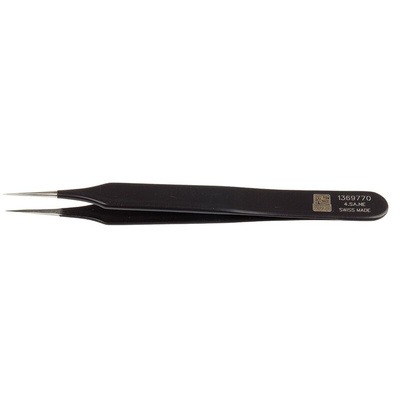 RS PRO 110 mm, Stainless Steel, ESD Tweezers