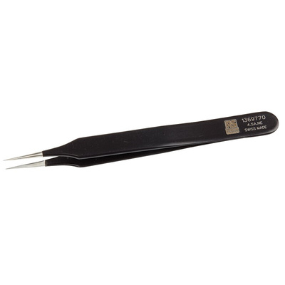 RS PRO 110 mm, Stainless Steel, ESD Tweezers