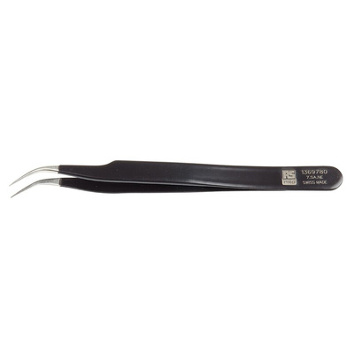 RS PRO 120 mm, Stainless Steel, ESD Tweezers