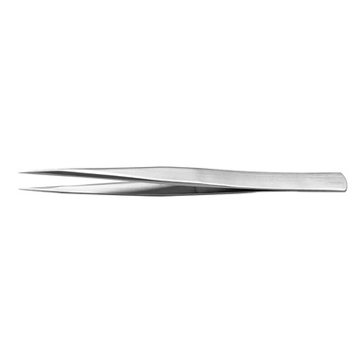 RS PRO 130 mm, Stainless Steel, Tweezers