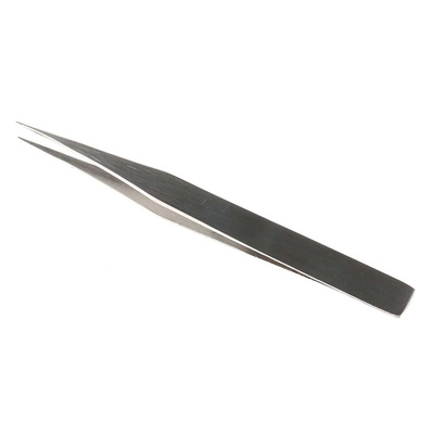 RS PRO 130 mm, Stainless Steel, Tweezers