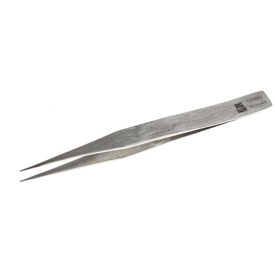 RS PRO 130 mm, Stainless Steel, Tweezers
