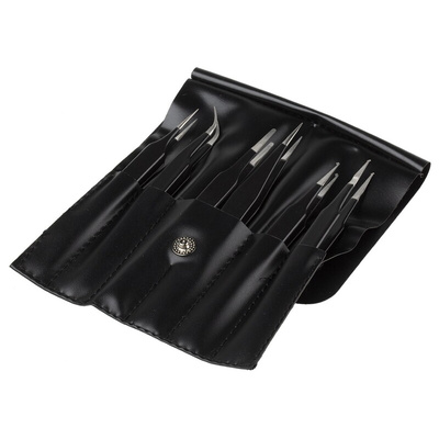 RS PRO Stainless Steel, ESD Tweezer Set