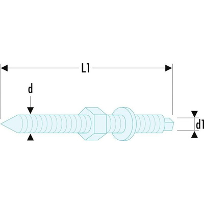 Facom Mechanical Bearing Puller, 170 → 400 mm Capacity, 30t Force