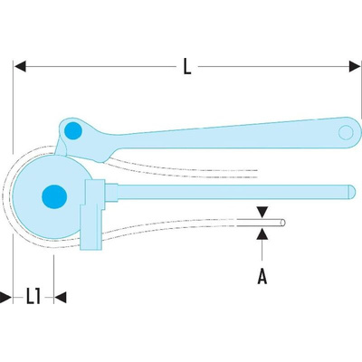 Facom Pipe Bender For Use With Annealed Copper 8 mm