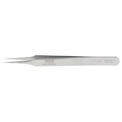 RS PRO 110 mm, Stainless Steel, Tweezers