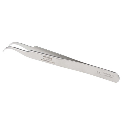 RS PRO 115 mm, Stainless Steel, Tweezers