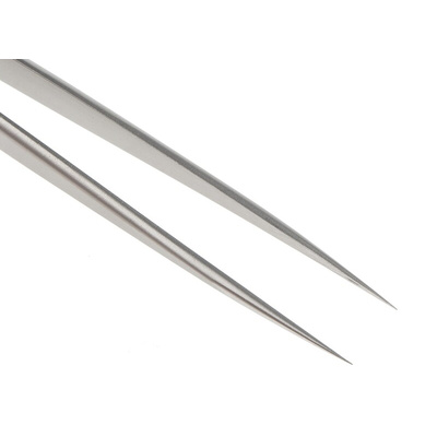 RS PRO 140 mm, Stainless Steel, Narrow, Tweezers