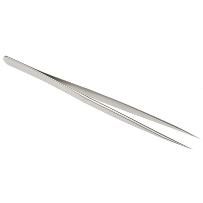 RS PRO 140 mm, Stainless Steel, Narrow, Tweezers