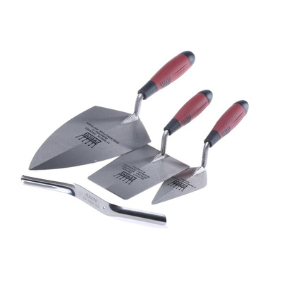 Ragni Carbon Steel Trowel Set with 152 mm, 165 mm, 280 mm blade