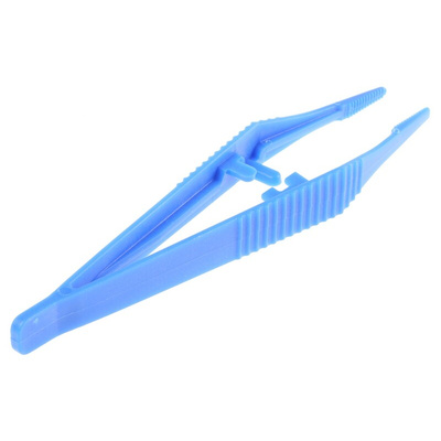 Knipex 130 mm, Plastic, Serrated, Tweezer