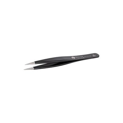 ideal-tek 120 mm, Polyester (Handle), Stainless Steel (Body), Flat, ESD Tweezers