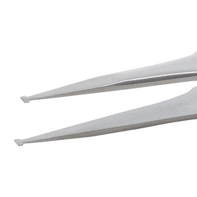 ideal-tek 120 mm, Polyester (Handle), Stainless Steel (Body), Flat, Tweezers