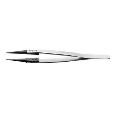 RS PRO 130 mm, Stainless Steel, ESD Tweezers